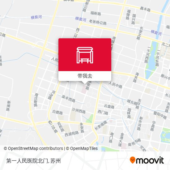 第一人民医院北门地图