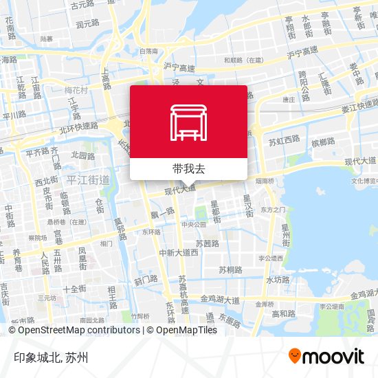 印象城北地图