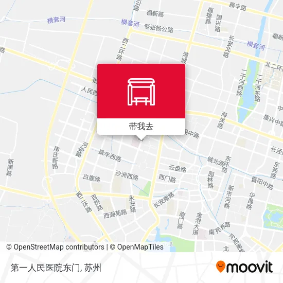 第一人民医院东门地图