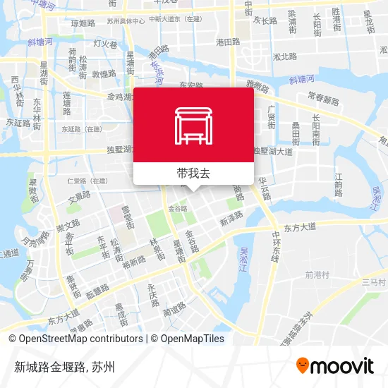 新城路金堰路地图