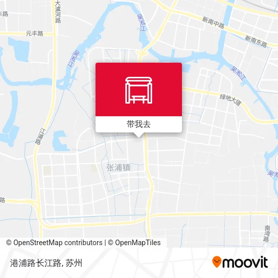 港浦路长江路地图