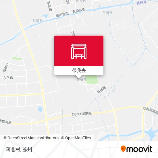 蒋巷村地图