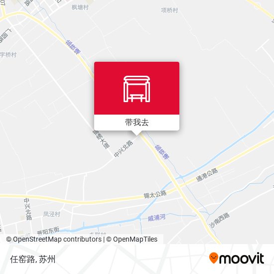 任窑路地图