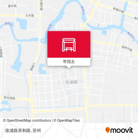 港浦路亲和路地图