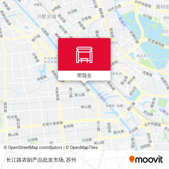 长江路农副产品批发市场地图