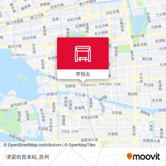 津梁街首末站地图