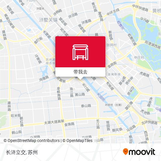 长浒立交地图