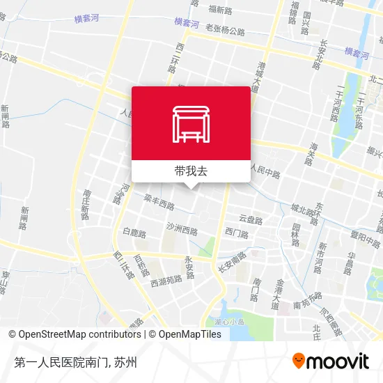 第一人民医院南门地图