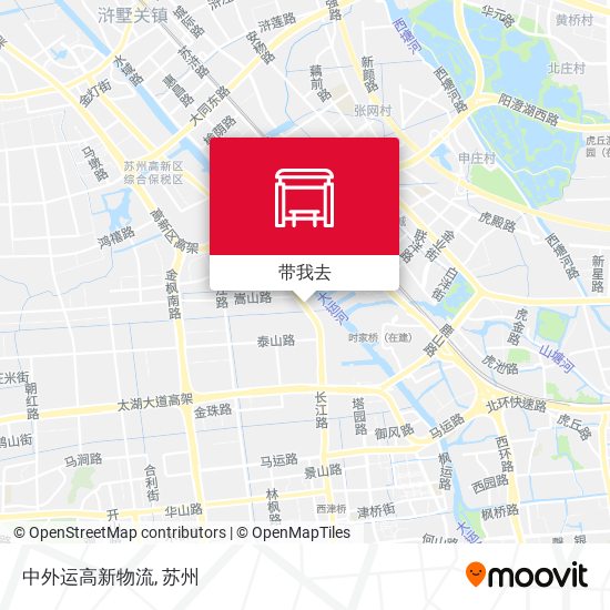 中外运高新物流地图