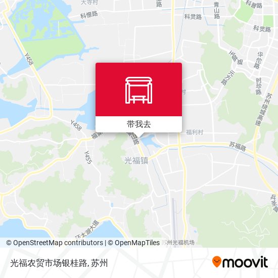 光福农贸市场银桂路地图