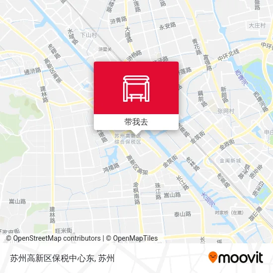 苏州高新区保税中心东地图