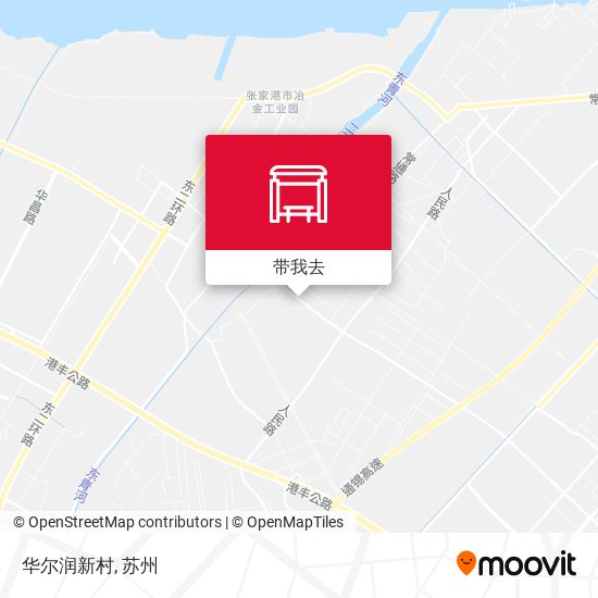 华尔润新村地图