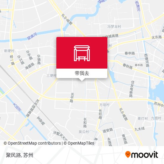 聚民路地图