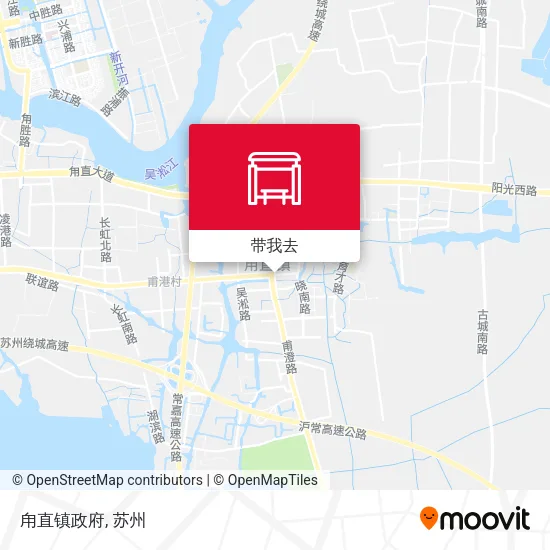 甪直镇政府地图
