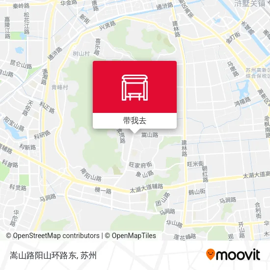 嵩山路阳山环路东地图