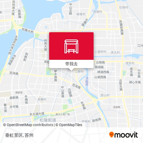 垂虹景区地图