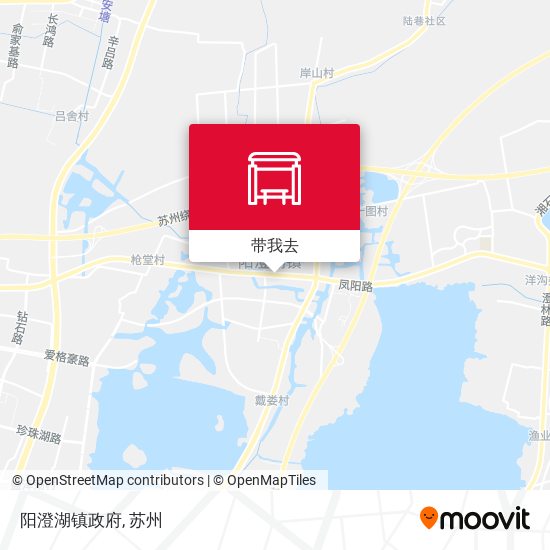 阳澄湖镇政府地图