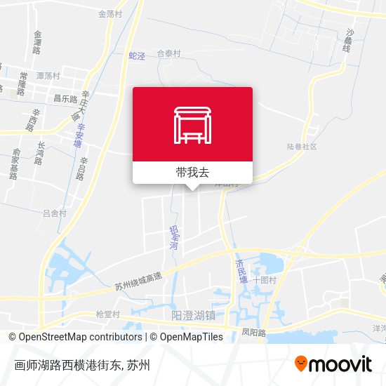 画师湖路西横港街东地图