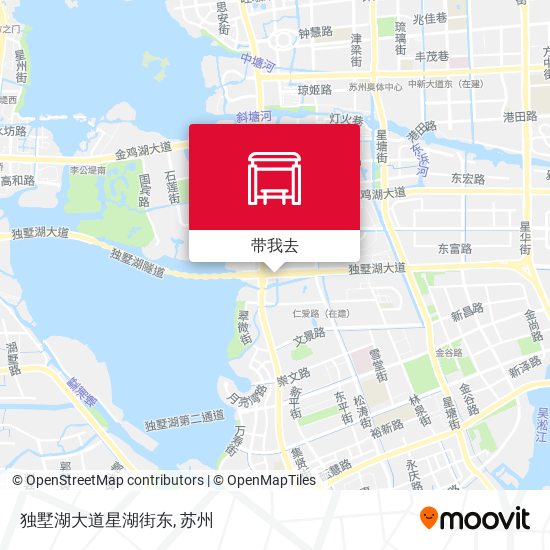 独墅湖大道星湖街东地图