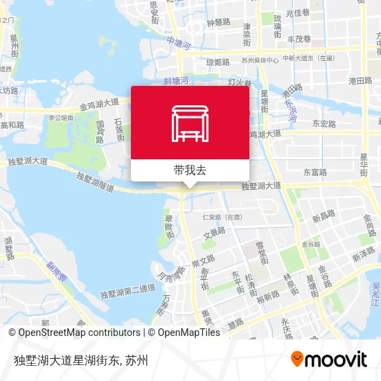 独墅湖大道星湖街东地图