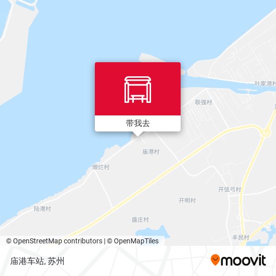 庙港车站地图