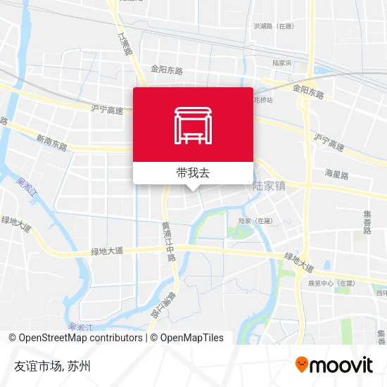 友谊市场地图