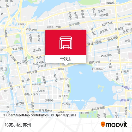 沁苑小区地图