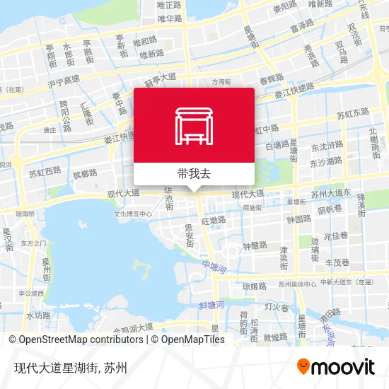 现代大道星湖街地图