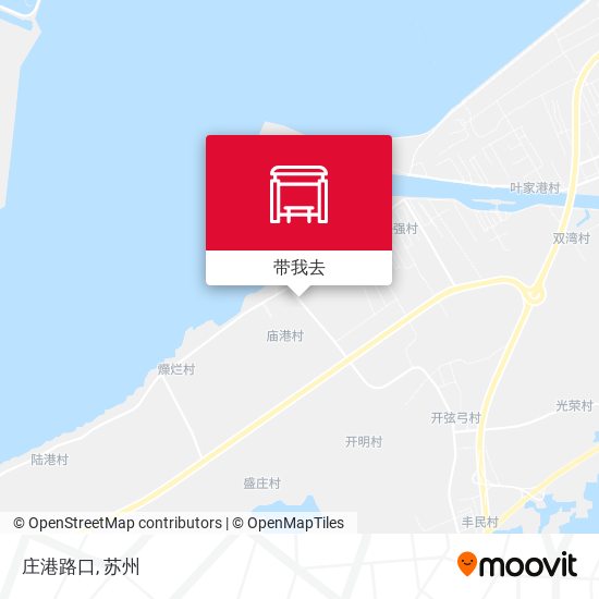 庄港路口地图
