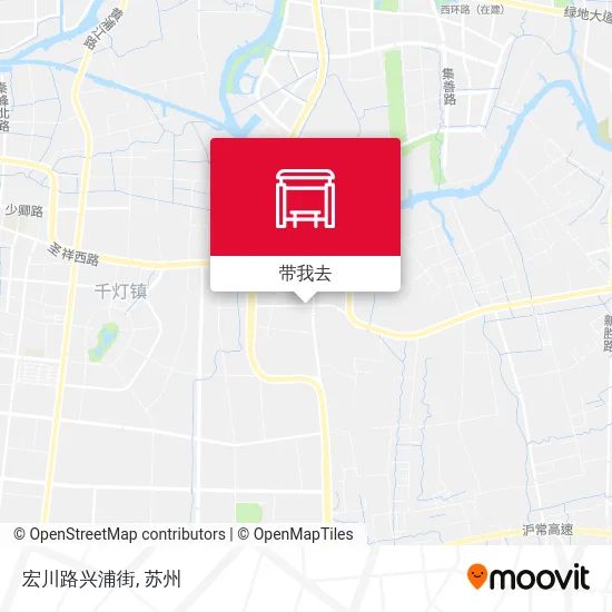 宏川路兴浦街地图