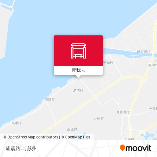庙震路口地图