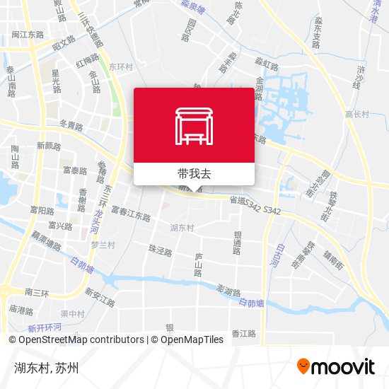 湖东村地图