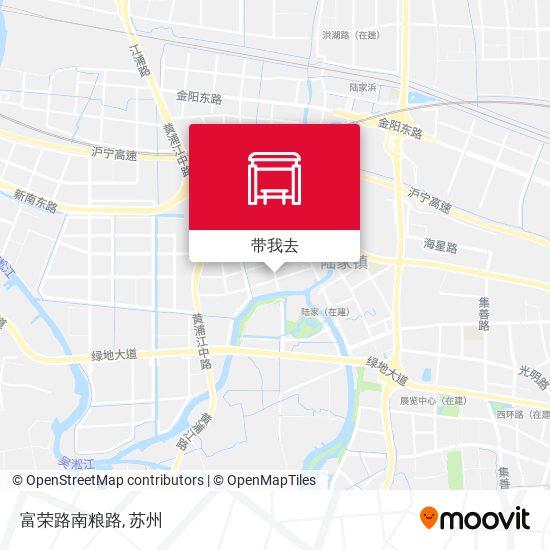 富荣路南粮路地图