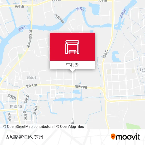 古城路富江路地图