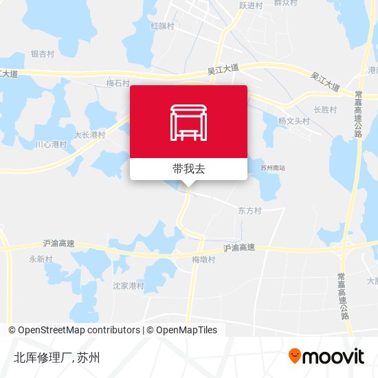 北厍修理厂地图