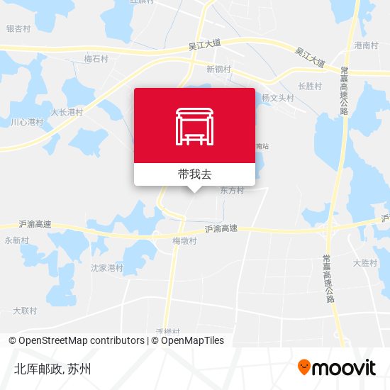 北厍邮政地图