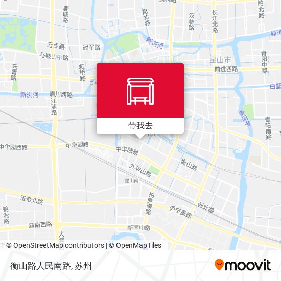 衡山路人民南路地图