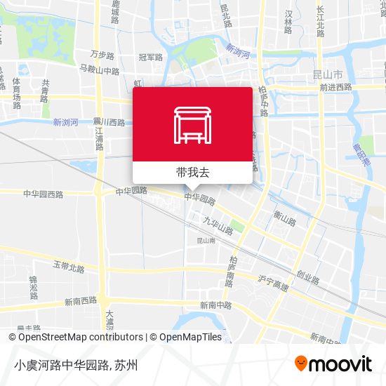 小虞河路中华园路地图