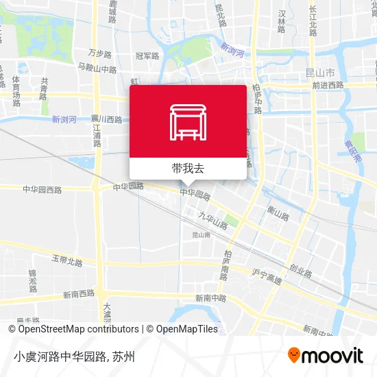 小虞河路中华园路地图