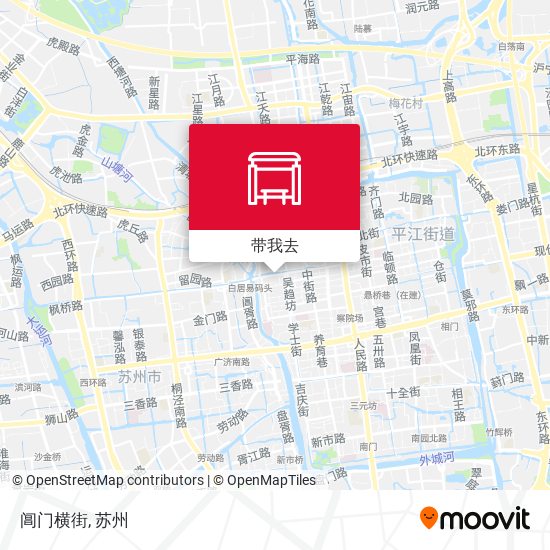 阊门横街地图