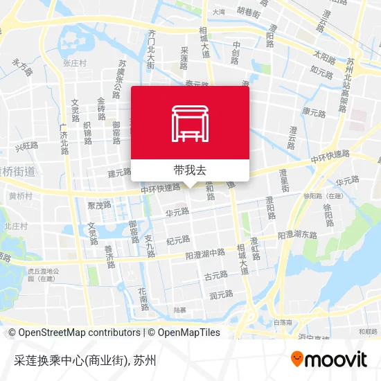 采莲换乘中心(商业街)地图