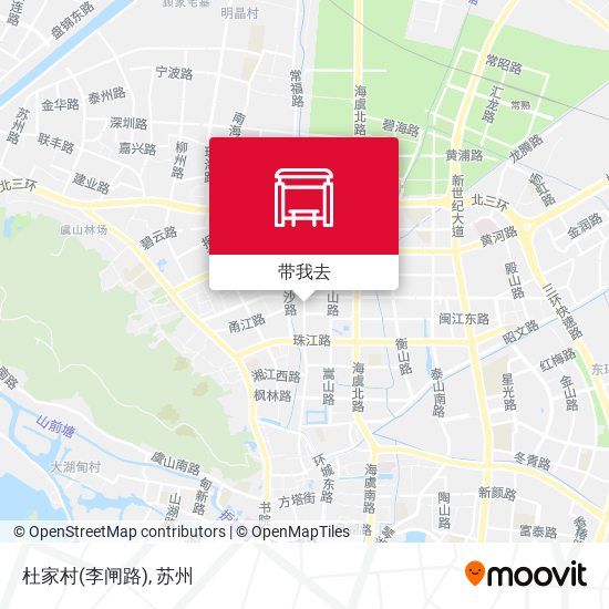杜家村(李闸路)地图