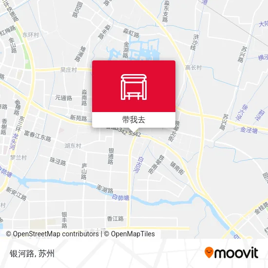 银河路地图