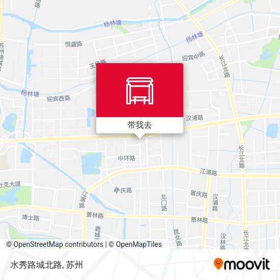 水秀路城北路地图