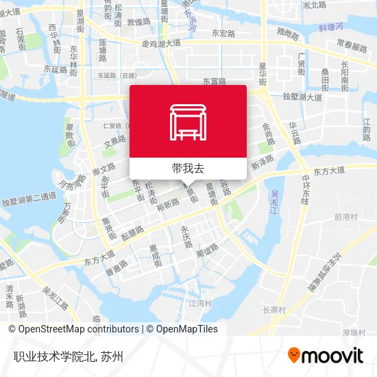 职业技术学院北地图