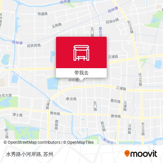 水秀路小河岸路地图
