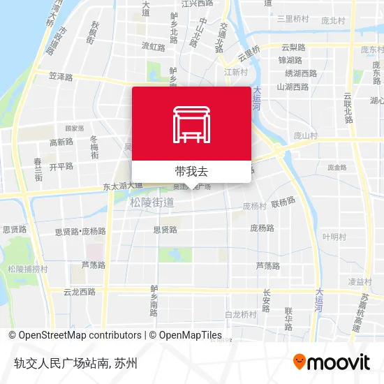 轨交人民广场站南地图