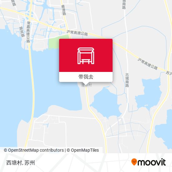 西塘村地图