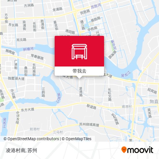 凌港村南地图