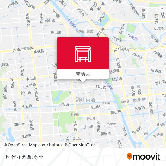 时代花园西地图